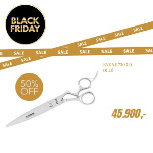 KYONE 730 extra hosszú hajvágó olló - 7,0"